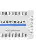Bouwmaat Laagdiktekam Aluminium