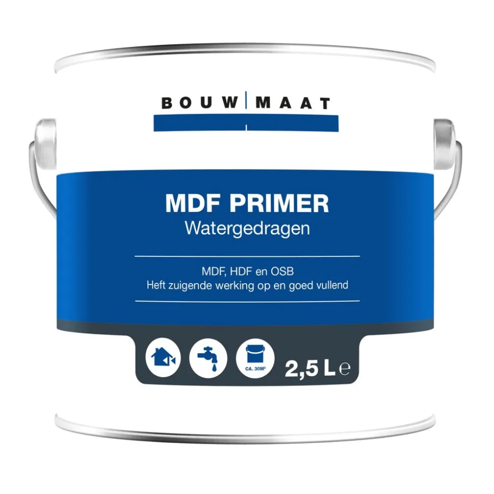 Bouwmaat MDF Primer Wit 2,5L
