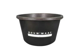 Bouwmaat Mortelkuip Gripline-D L-Scala Zwart 4 Grepen 40L