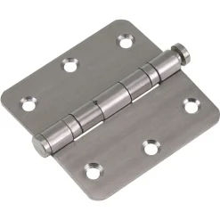 Bouwmaat RVS Kogelscharnier Ronde Hoek 76x76mm