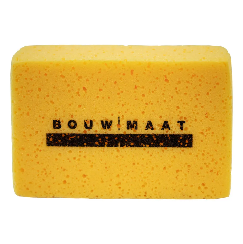 Bouwmaat Schoonmaakspons 170x115x70 mm geel hydro