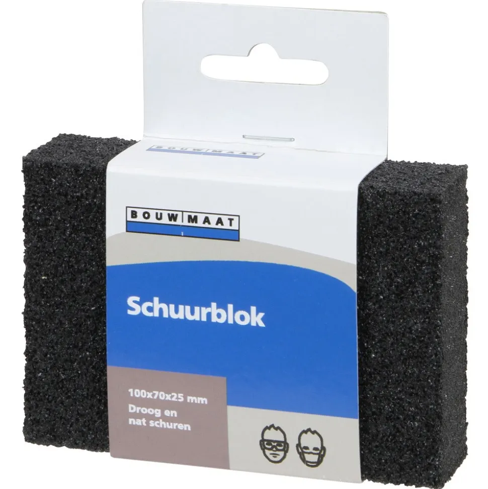 Bouwmaat Schuurblok Fijn 100x70x25mm
