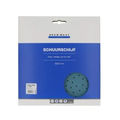 Bouwmaat Schuurschijf 128 Gaten Klittenband Ø225mm