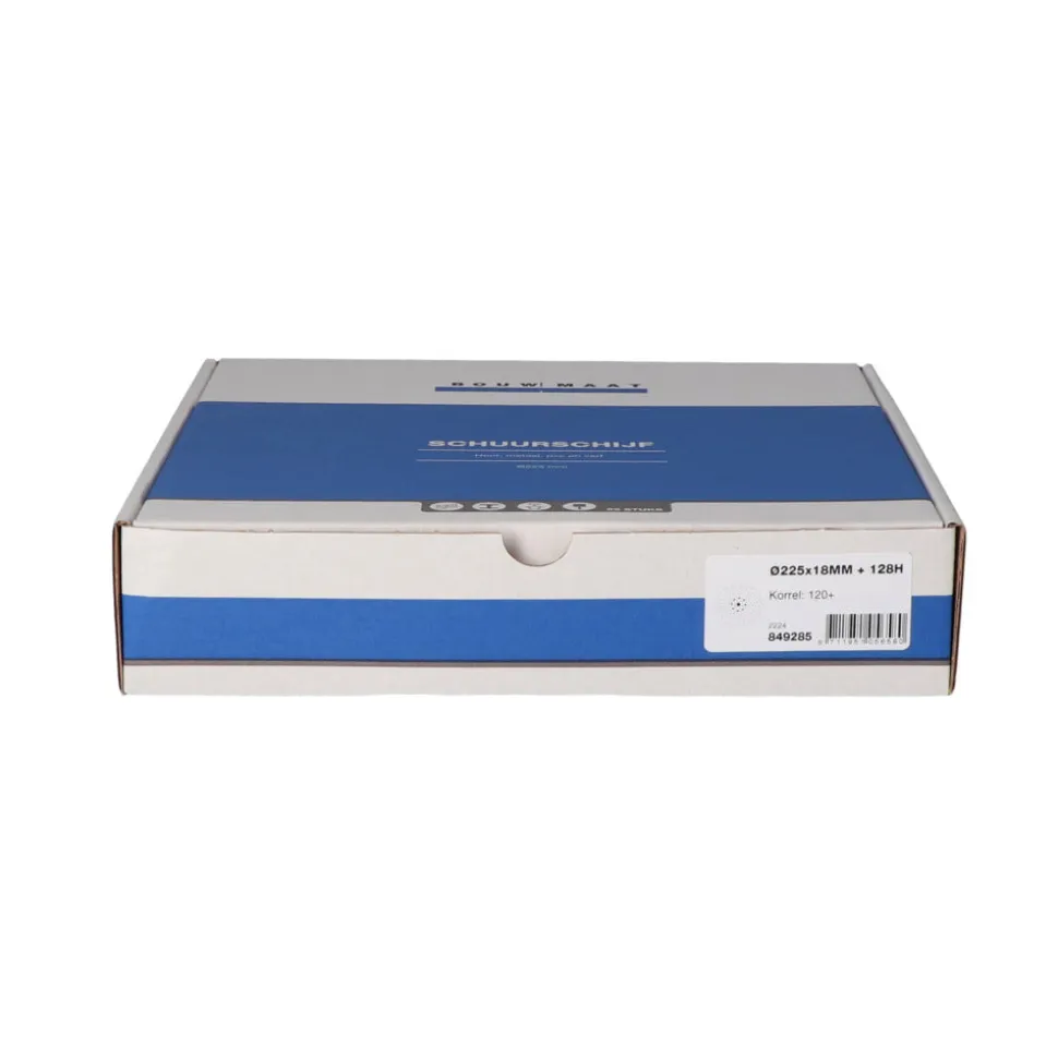Bouwmaat Schuurschijf 128 Gaten Klittenband Ø225mm
