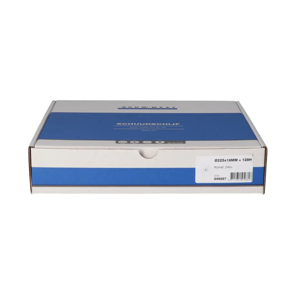 Bouwmaat Schuurschijf 128 Gaten Klittenband Ø225mm