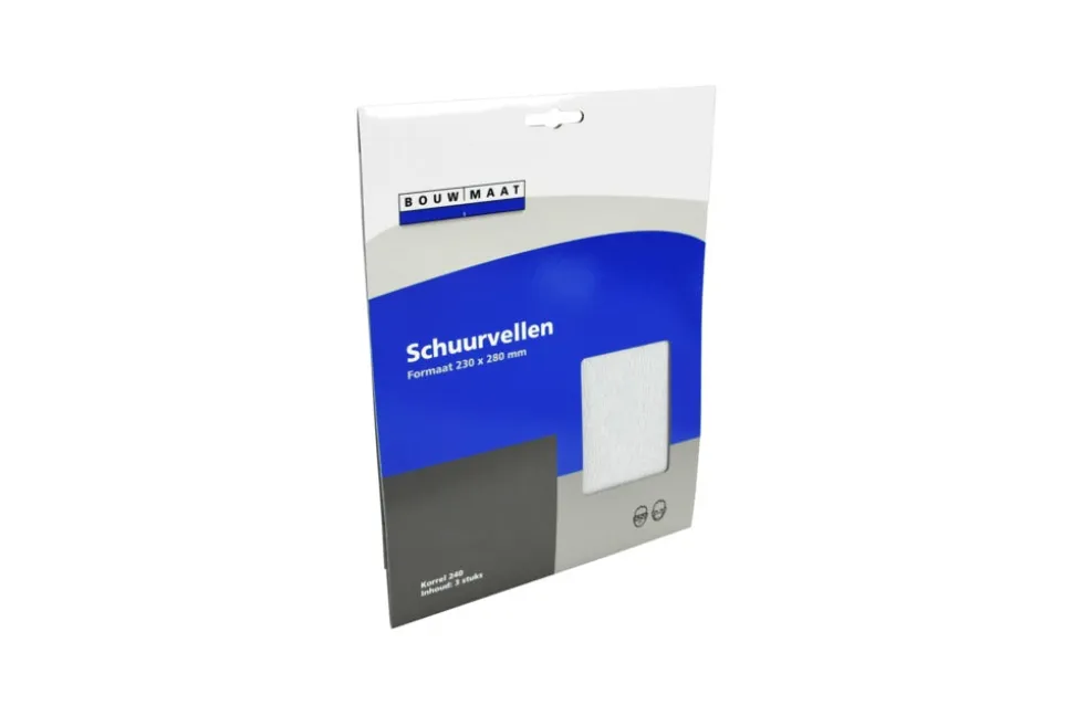 Bouwmaat Schuurvel 230x280mm 3st
