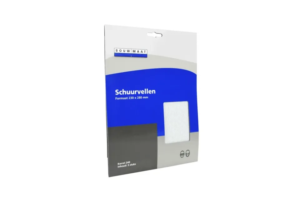 Bouwmaat Schuurvel 230x280mm 3st