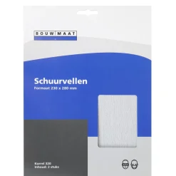 Bouwmaat Schuurvel 230x280mm 3st