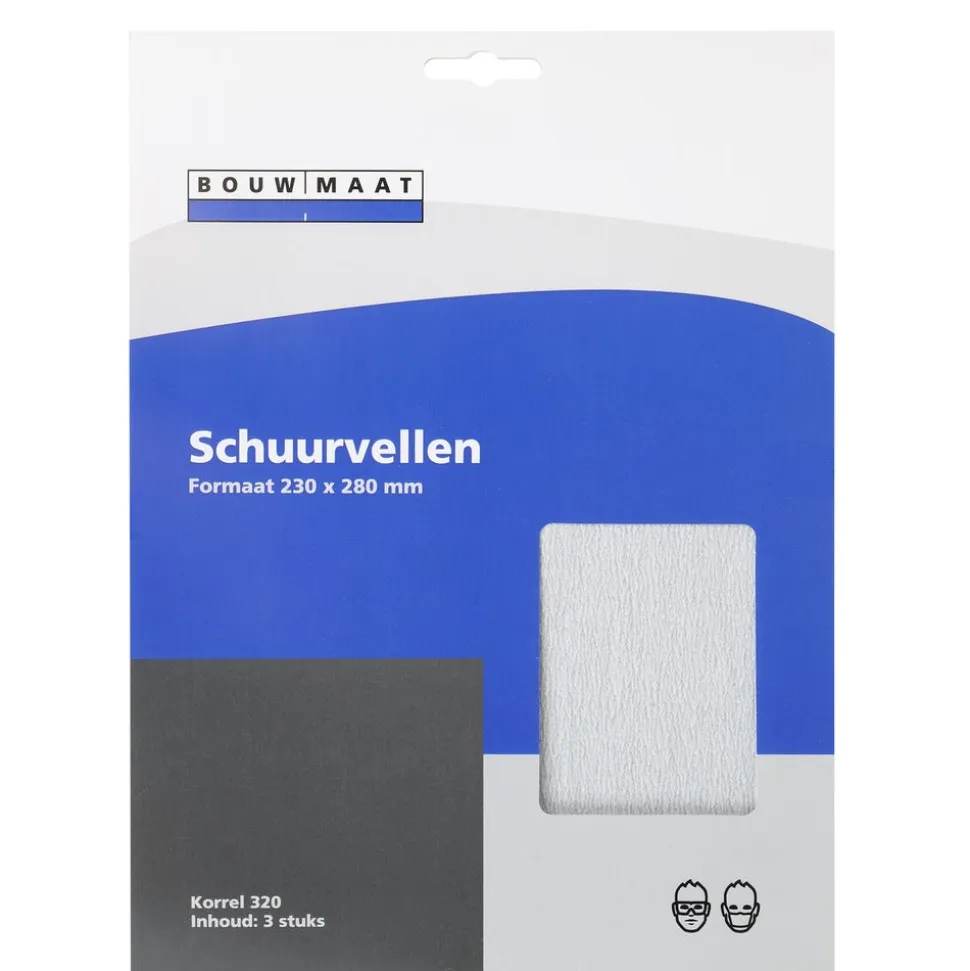 Bouwmaat Schuurvel 230x280mm 3st