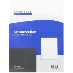 Bouwmaat Schuurvel 230x280mm 3st