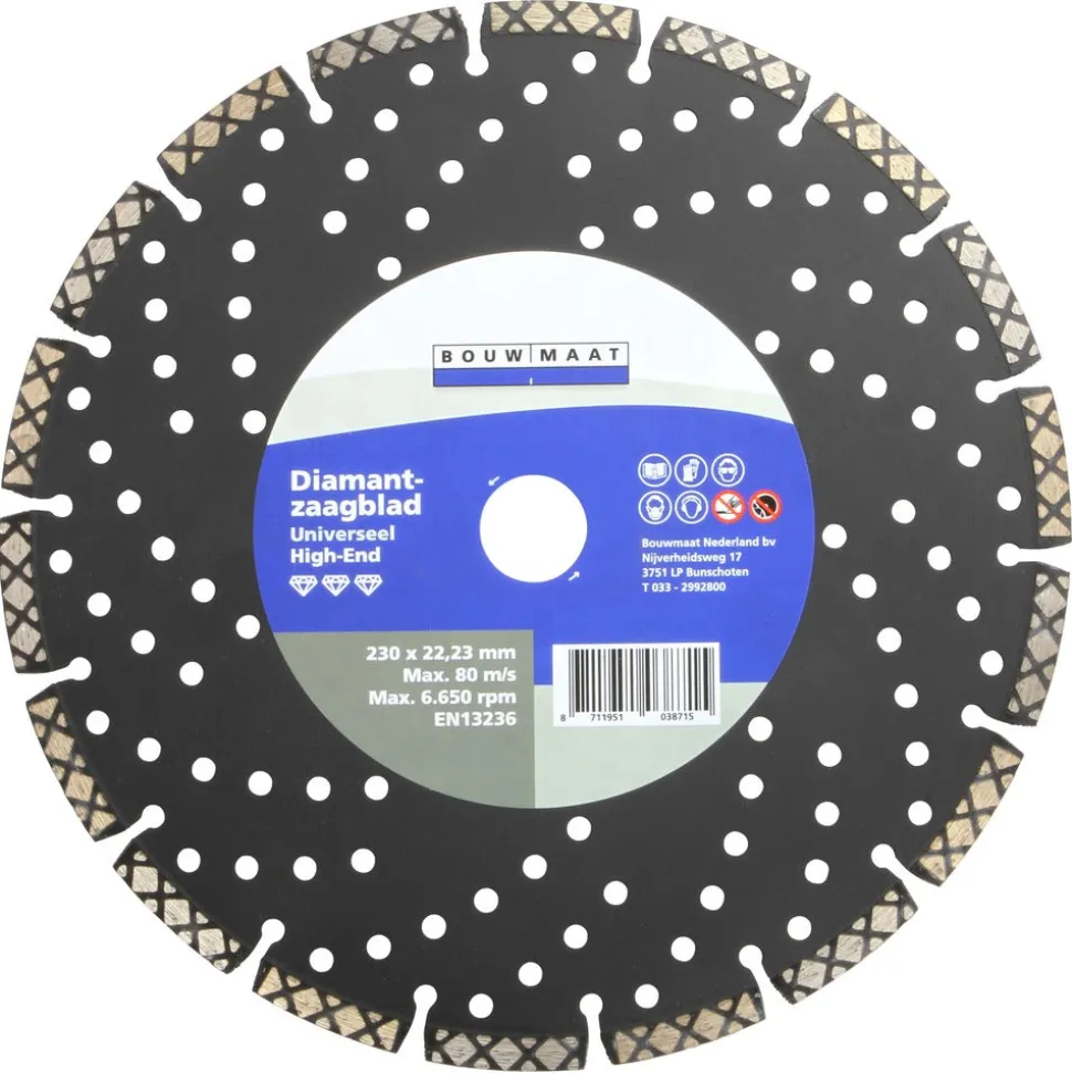 Bouwmaat Universeel High-end Diamantzaag 230mm