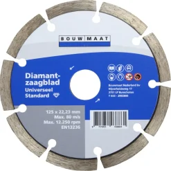Bouwmaat Universeel Standard Diamantzaagblad 125mm