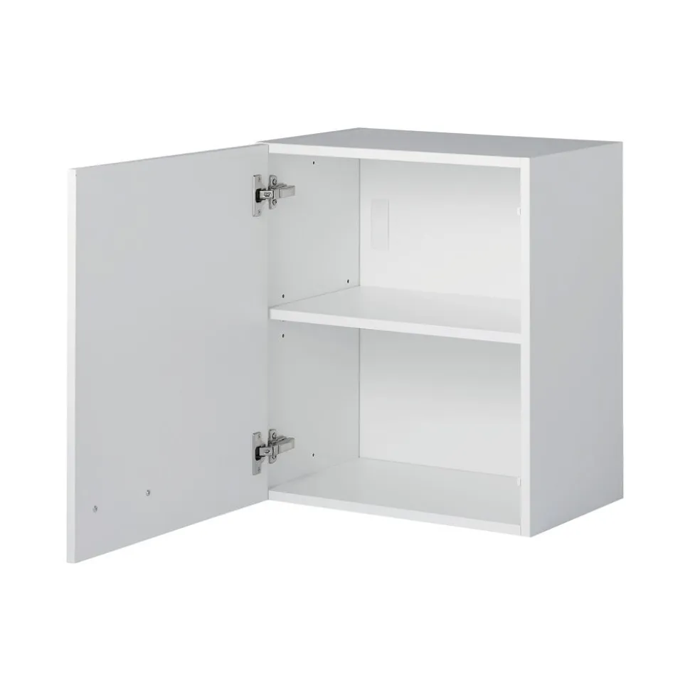 Bribus ECO Bovenbouwkast Links Wit 60x57cm 1 Deur Met 1 Legplank FSC Mix 70%
