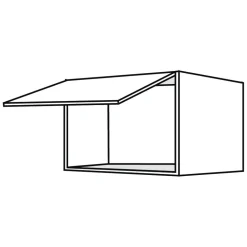 Bribus ECO Bovenklepkast Wit 60x32x35,7cm Voor Boven Een Afzuigkap FSC Mix 70%