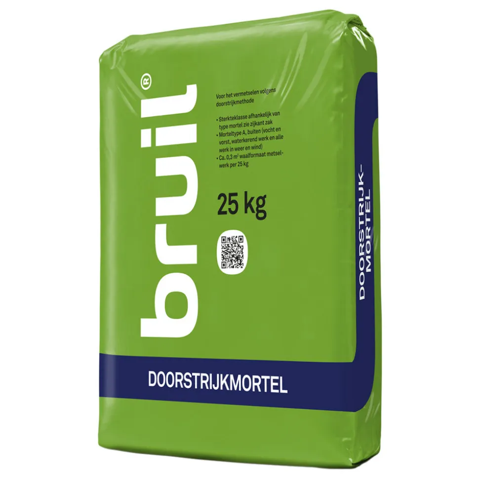 Bruil Doorstrijkmortel CO1250 UB Antraciet E2180 M10 CO2-arm 25kg