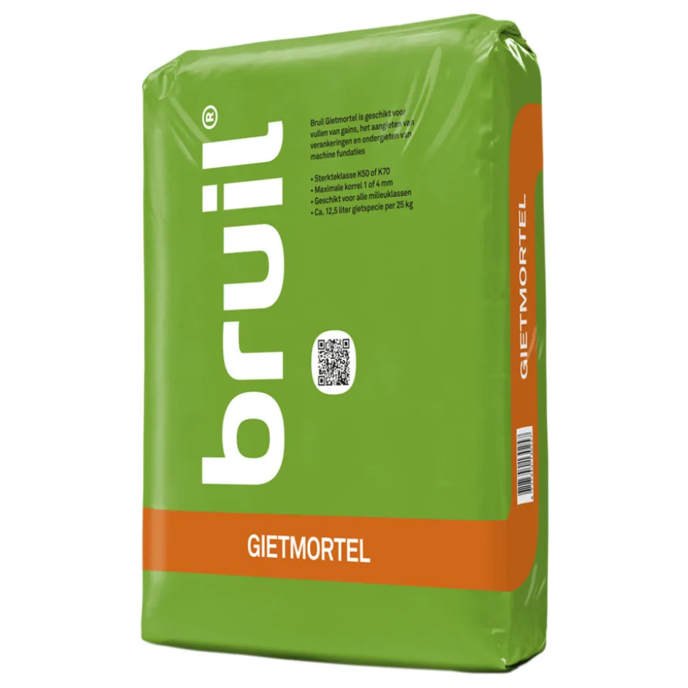 Bruil Krimparme Gietmortel GTM701 K70 Korrel 0-1mm 25kg