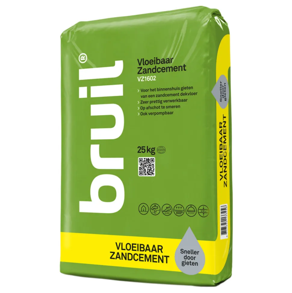 Bruil Vloeibaar Zandcement VZ1602 3-10cm 25kg