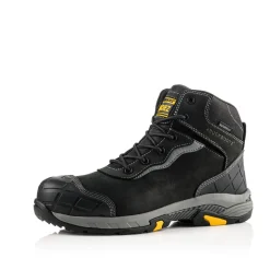 Buckbootz Veiligheidsschoen Blitz S3 Leer Zwart