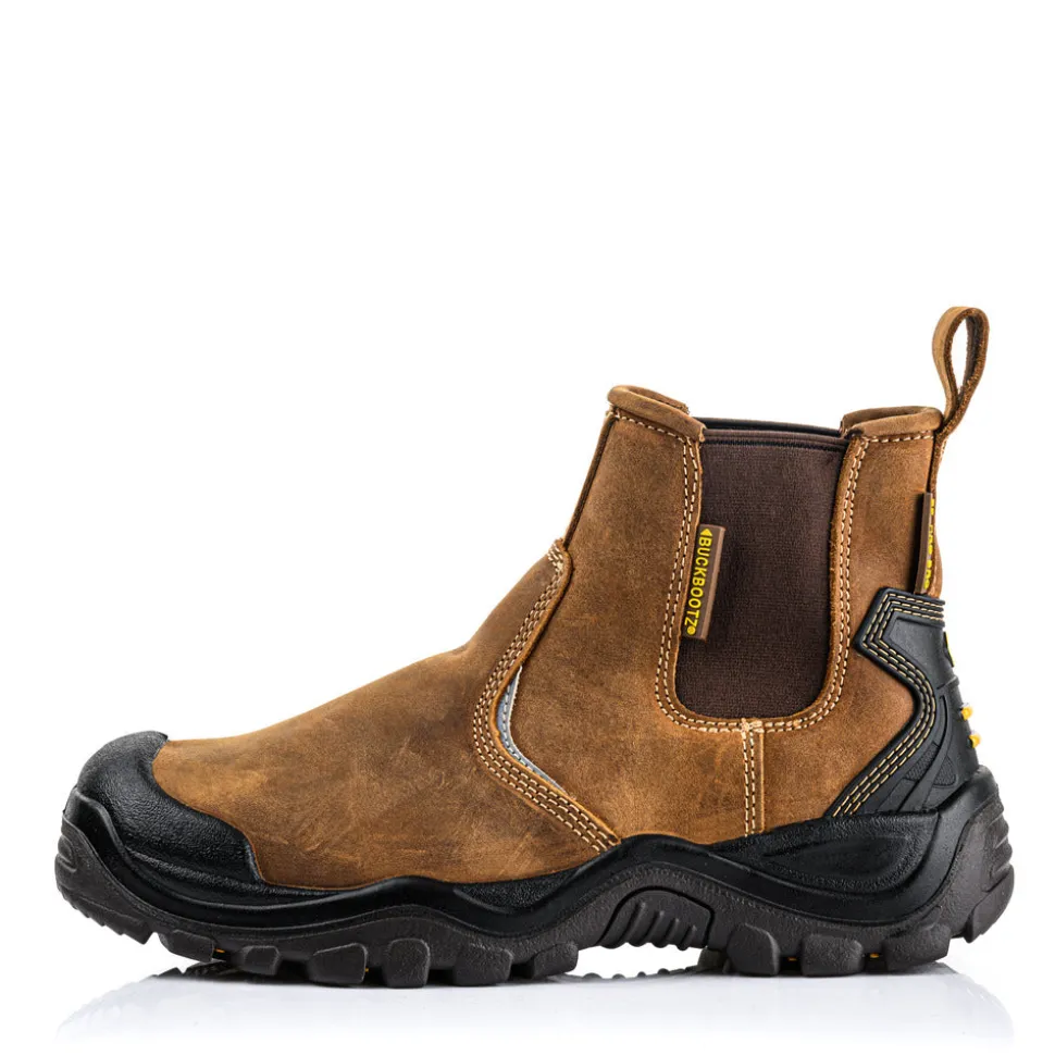 Buckbootz Veiligheidsschoen S3 Buckshot Instapper Bruin
