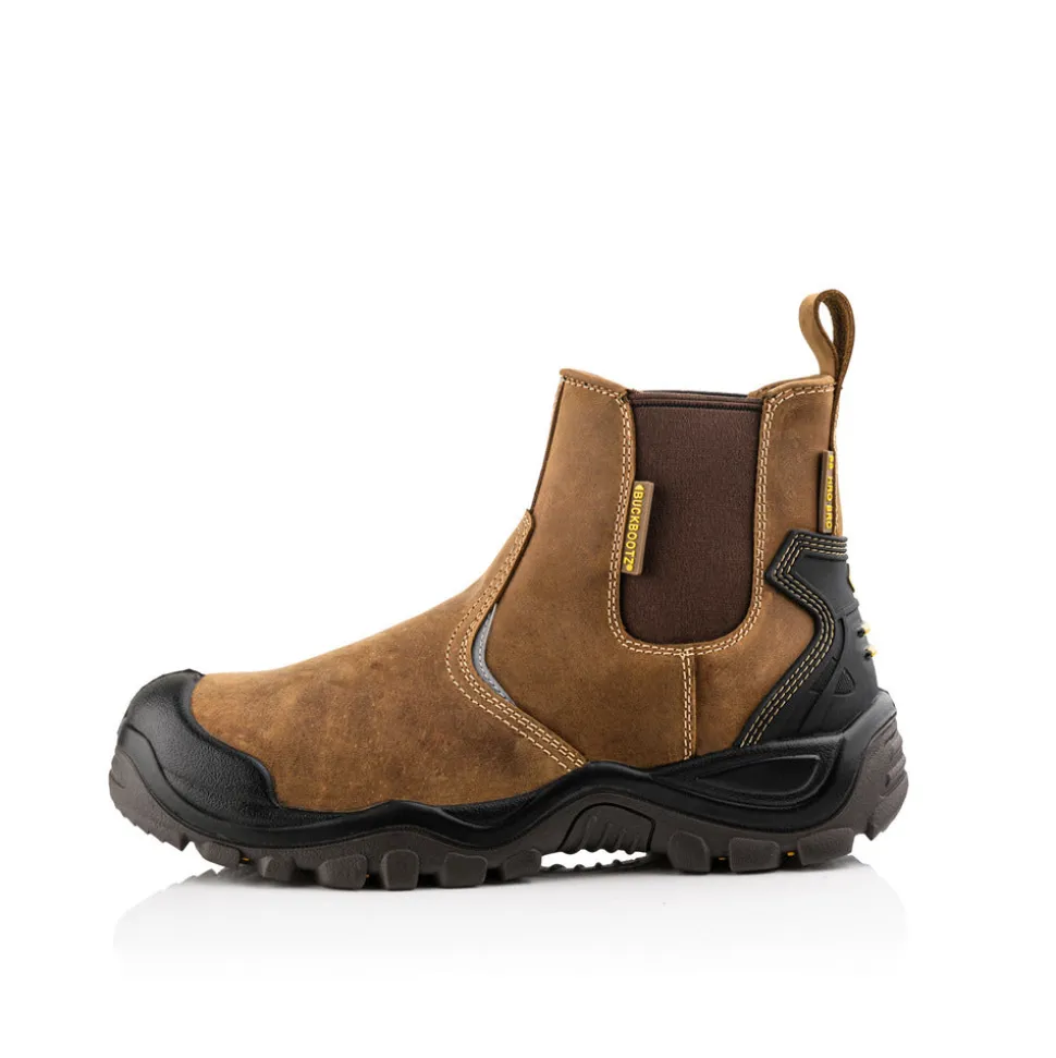 Buckbootz Veiligheidsschoen S3 Buckshot Instapper Bruin