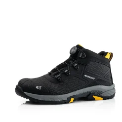 Buckbootz Werkschoenen Tradez Wheelz S1PS/SC/FO/SR/ESD Middelhoog Zwart