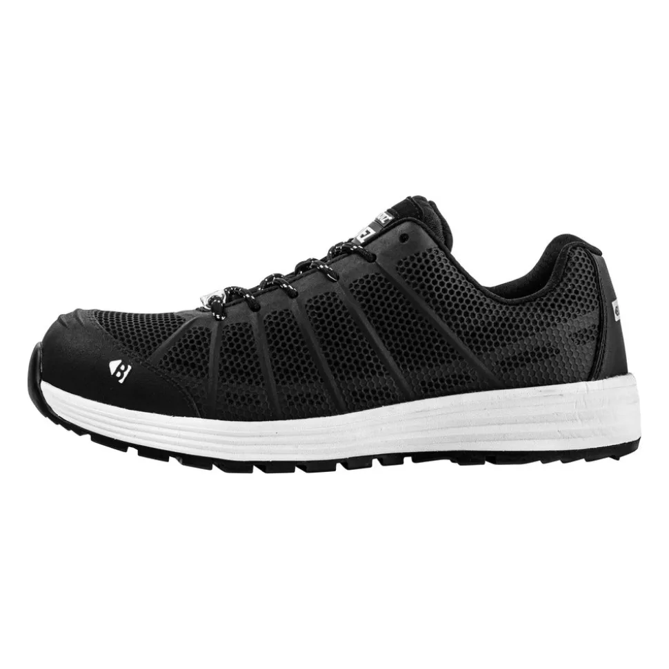 Buckbootz Werksneaker S1P Largobay KEZ Laag Zwart