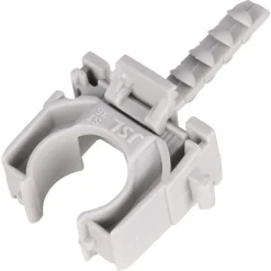 Buisclip Euro 16mm tbv 5/8 Buis Grijs  50st