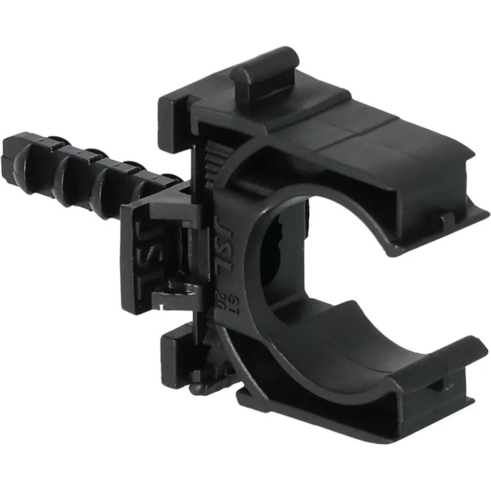 Buisclip Euro 20mm tbv 3/4 Buis Zwart 50st