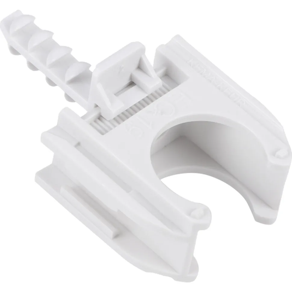 Buisclip Euro Wit 19mm 50st