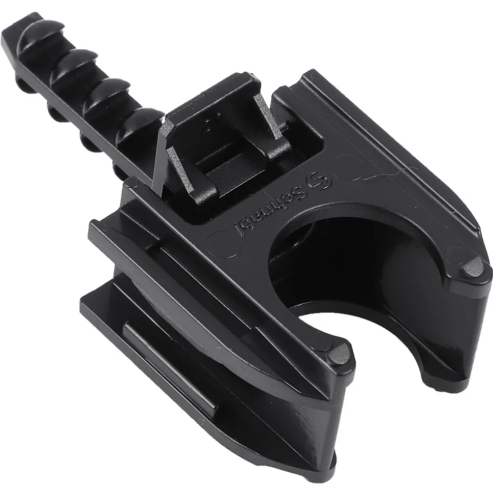 Buisclip Euro Zwart 16mm 50st