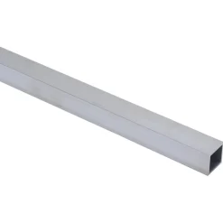 Buis Vierkant Aluminium Grijs