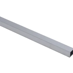 Buis Vierkant Aluminium Grijs