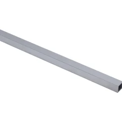 Buis Vierkant Aluminium Grijs
