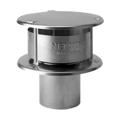 Burgerhout Kap Rookgasafvoer Aluminium Ø130mm