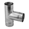 Burgerhout T-Stuk Rookgasafvoer Aluminium 90° Ø100mm