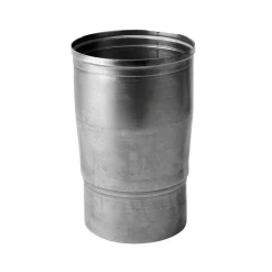 Burgerhout Verloopstuk Rookgasafvoer Aluminium Ø100-110mm