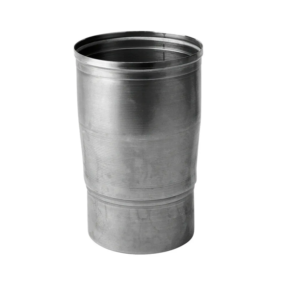 Burgerhout Verloopstuk Rookgasafvoer Aluminium Ø110-130mm