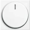 Busch-Jaeger Balance Inbouw Centraalplaat Knop Dimmer Polarwit
