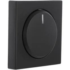 Busch-Jaeger Future Line Centraalplaat Knop Dimmer Zwart