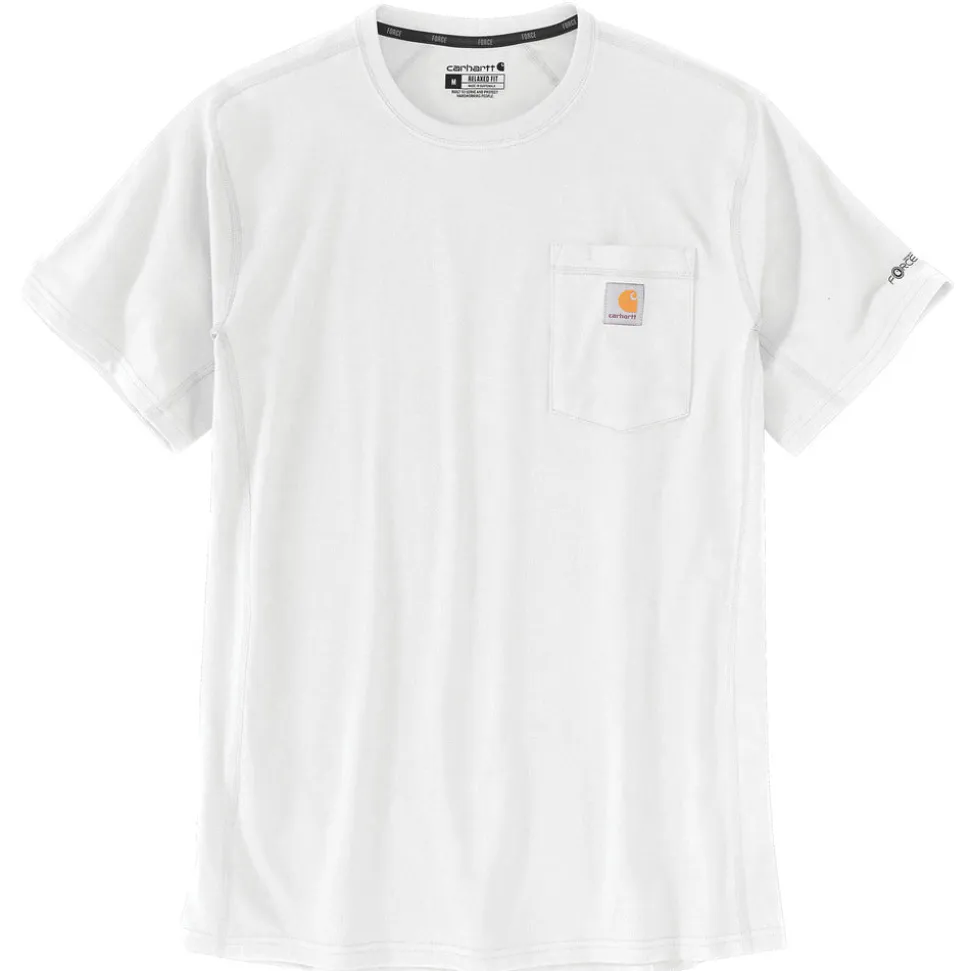Carhartt Force Pocket S/S T-Shirt Wit