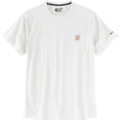 Carhartt Force Pocket S/S T-Shirt Wit