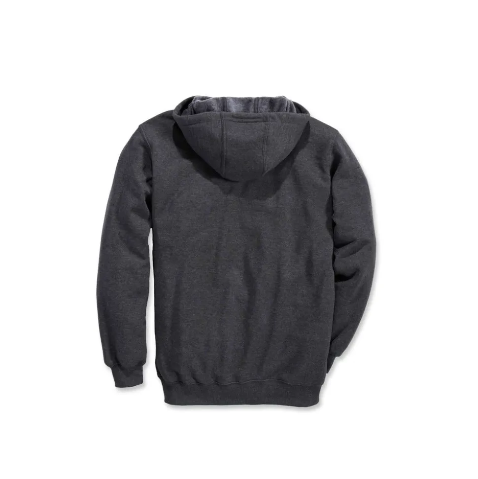Carhartt Hoodie Signature Logo Antraciet Maat S