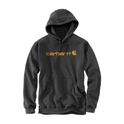 Carhartt Hoodie Signature Logo Antraciet