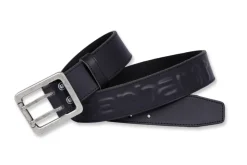 Carhartt Riem Logo Leer Zwart Maat 40