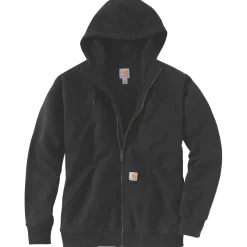 Carhartt Sweatshirt Paxton Thermal Lined Full Zip Zwart