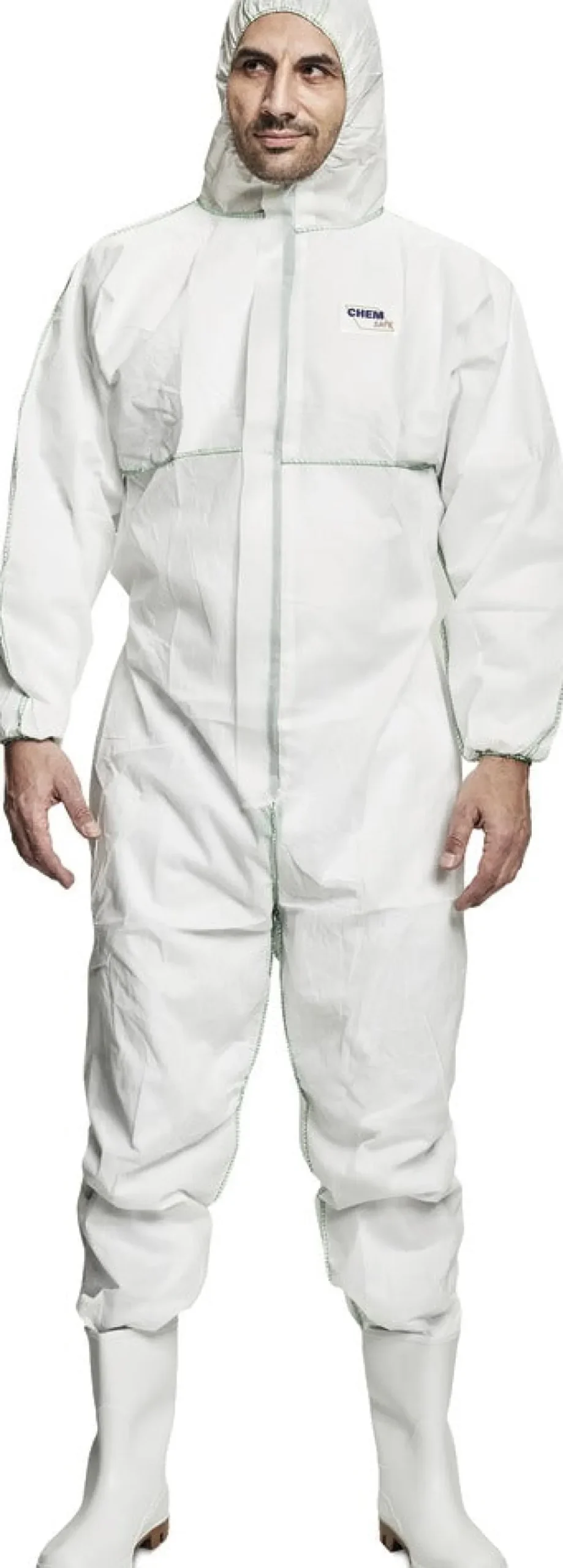 CERVA Overall Wegwerp CHEMSAFE C1 Wit Maat XL