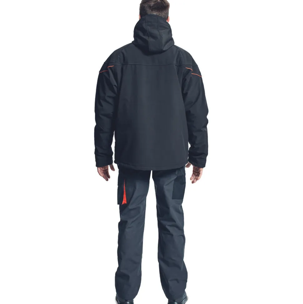 Cerva Softshell Jas Emerton Winter Zwart Maat XXL