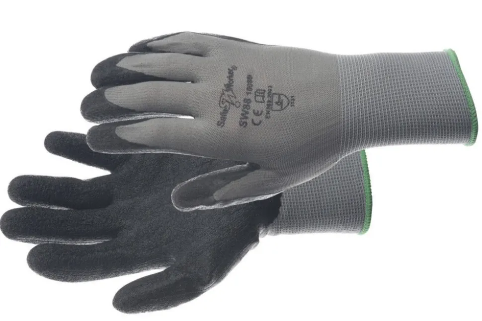 CERVA Werkhandschoenen Alm PRO Nylon/Latex Antraciet