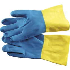 CERVA Werkhandschoenen Caspia Latex/Neopreen Blauw/Geel