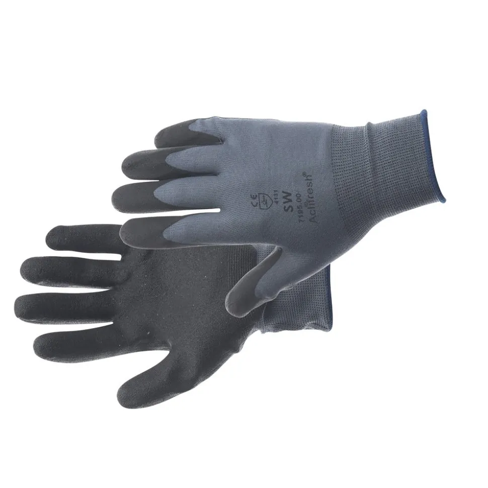 CERVA Werkhandschoenen Luts PRO Nylon/HPT Grijs/Zwart